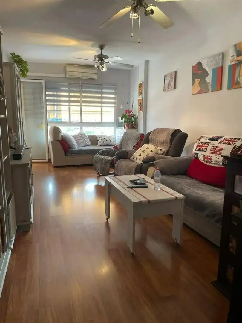 Living room of Flat for sale in Alicante / Alacant  with Air Conditioner, Heating and Parquet flooring