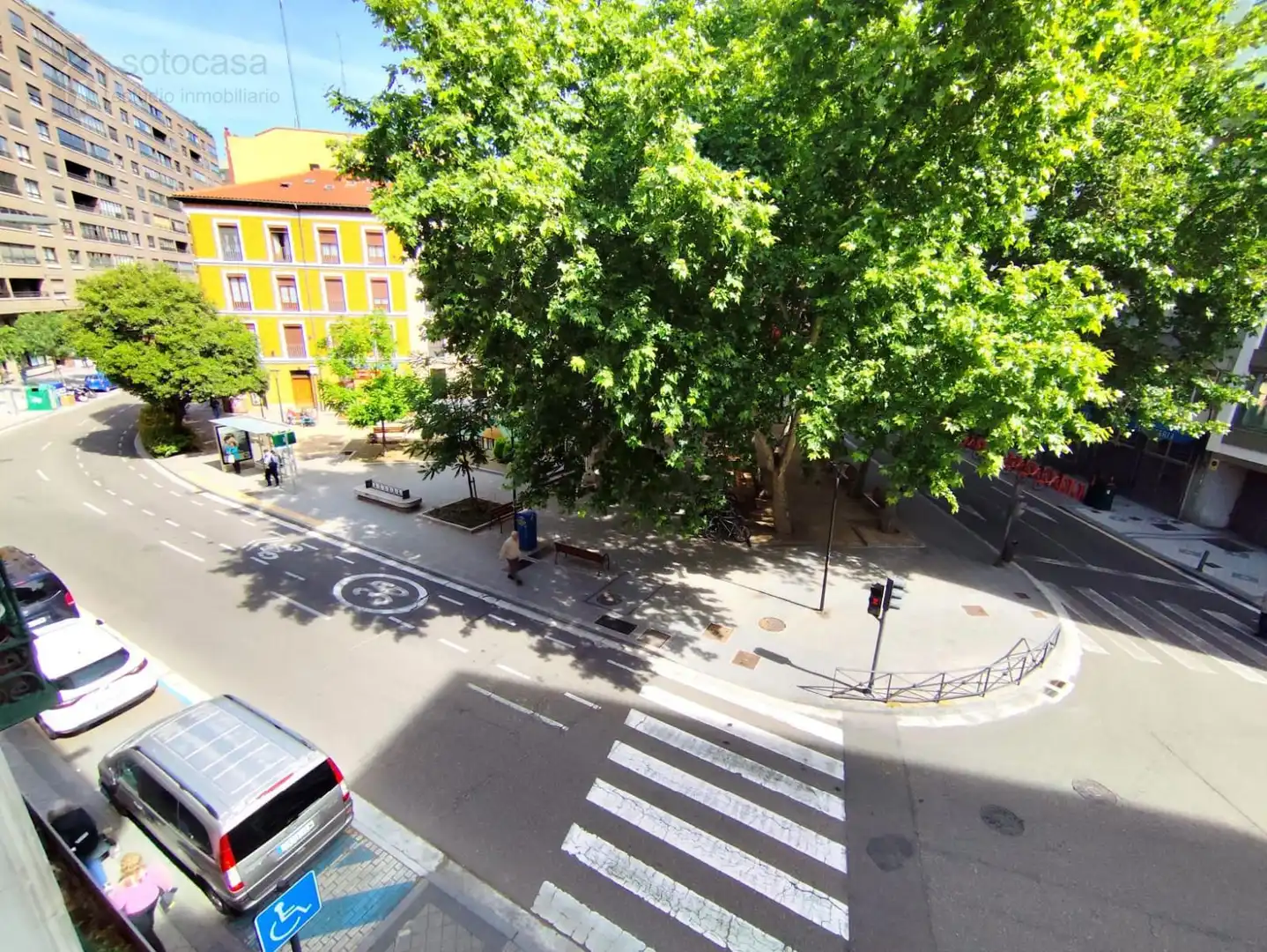 Vista exterior de Pis en venda en Valladolid amb Calefacció i Terrassa