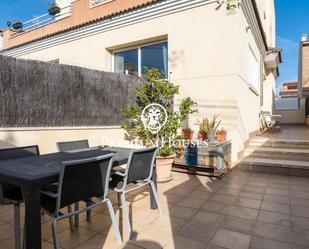 Terrace of Single-family semi-detached for sale in Vilanova i la Geltrú  with Air Conditioner, Heating and Private garden