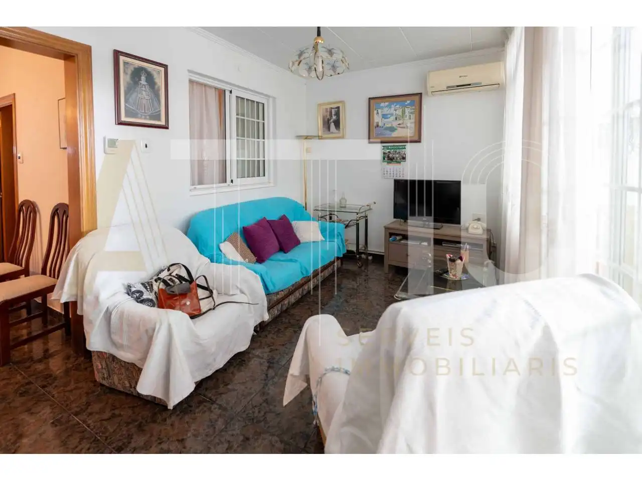 Sala d'estar de Casa o xalet en venda en Sabadell amb Aire condicionat, Calefacció i Terrassa