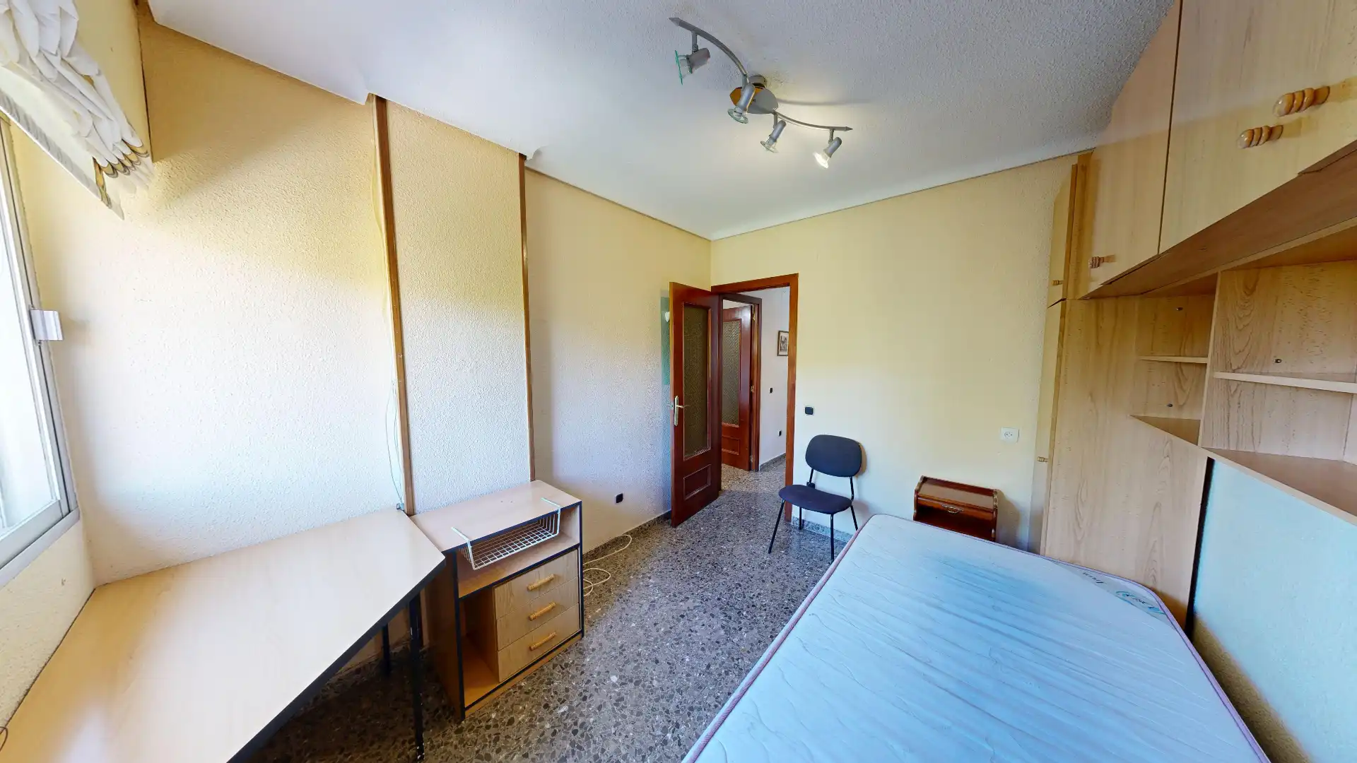 Bedroom of Flat for sale in Albacete  with Air Conditioner, Heating and Furnished