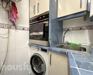 Kitchen of Flat for sale in  Madrid Capital  with Air Conditioner and Terrace