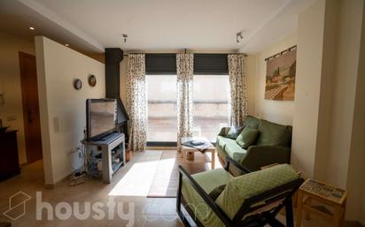 Living room of Flat for sale in Casserres  with Heating, Terrace and Furnished