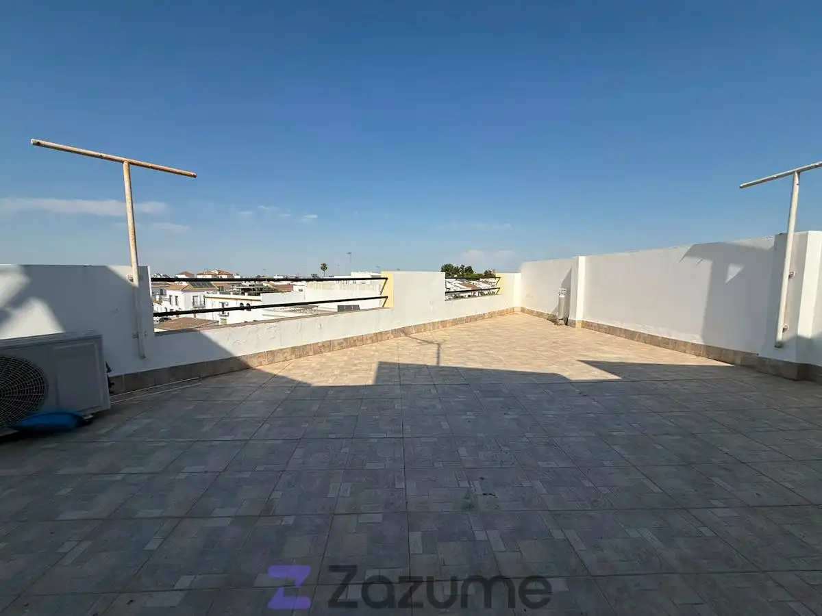 Terrace of Flat for rent in Fuentes de Andalucía  with Air Conditioner, Heating and Terrace