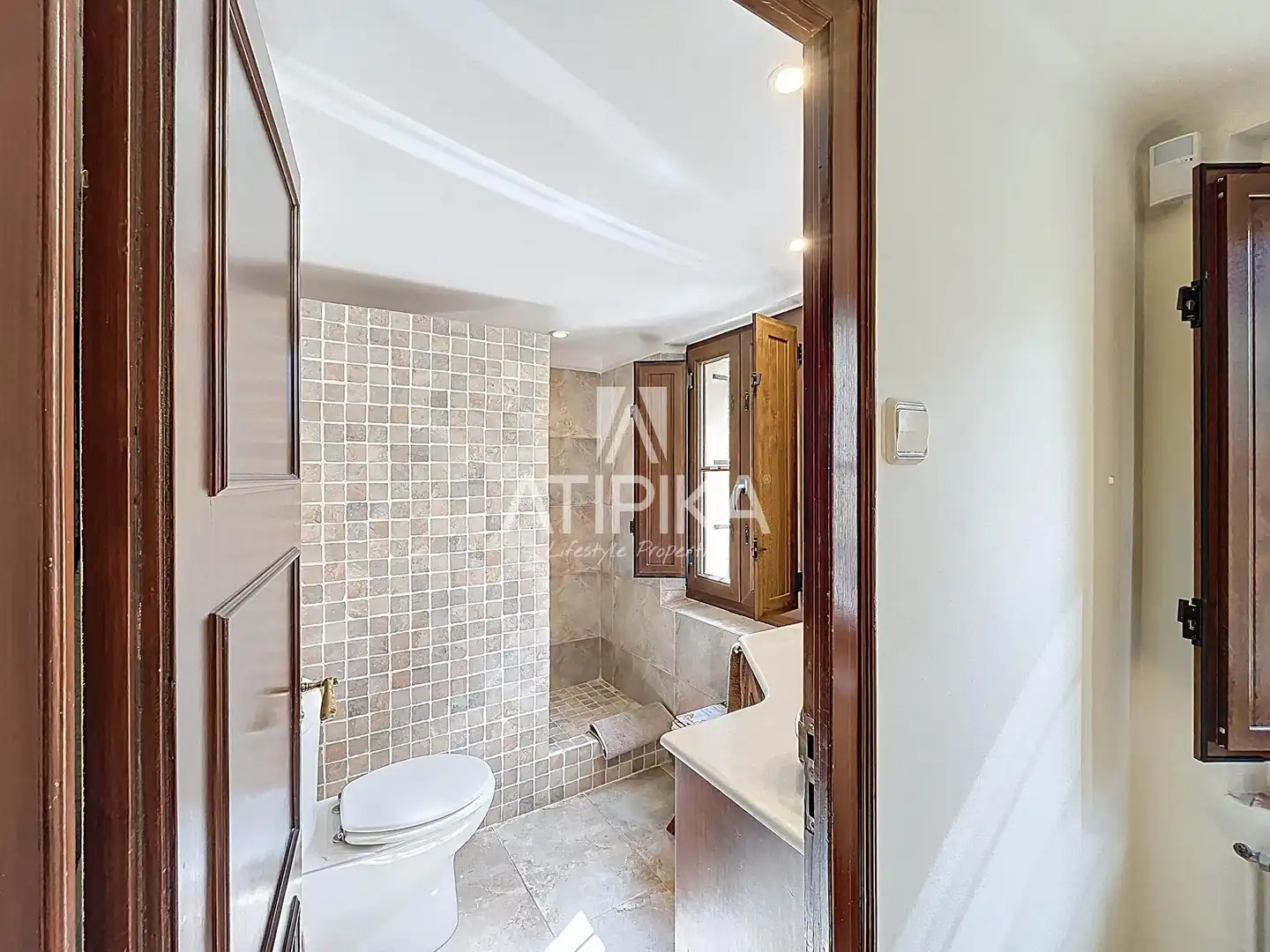 Baño de Finca rústica en venta en Vallgorguina con Calefacción, Parquet y Trastero