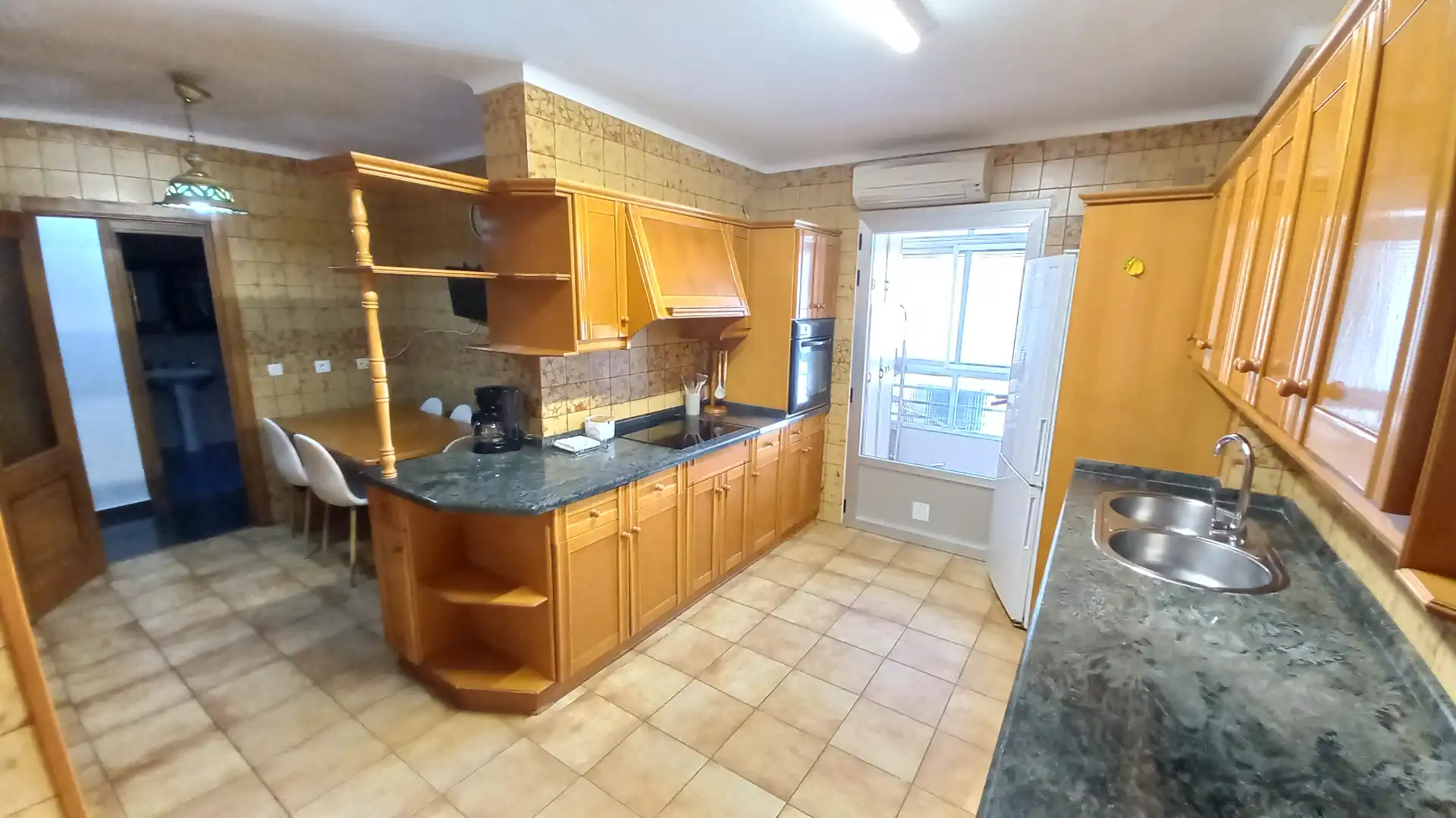 Kitchen of Flat for rent in Albacete  with Air Conditioner, Heating and Furnished