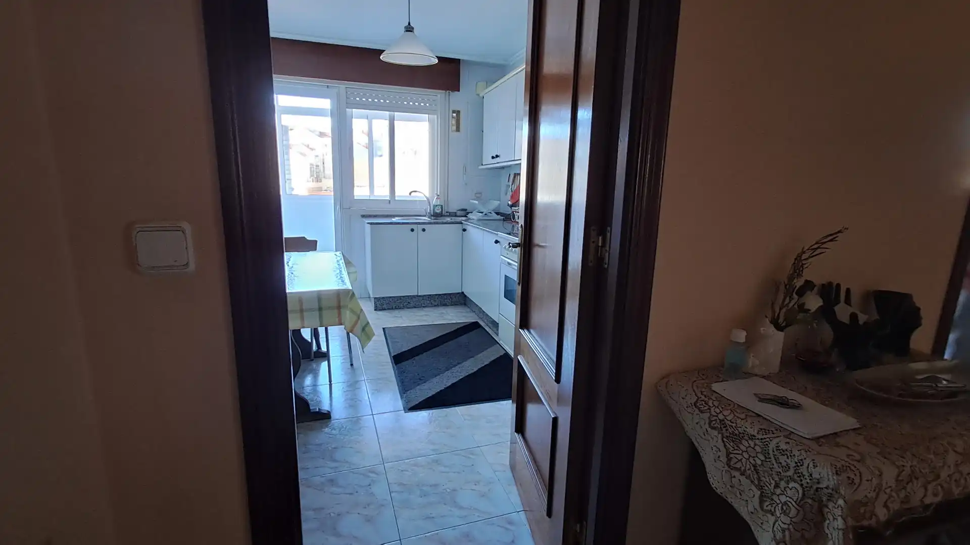 Küche von Wohnung zum Verkauf in Vigo  mit Heizung, Parkett und Abstellraum