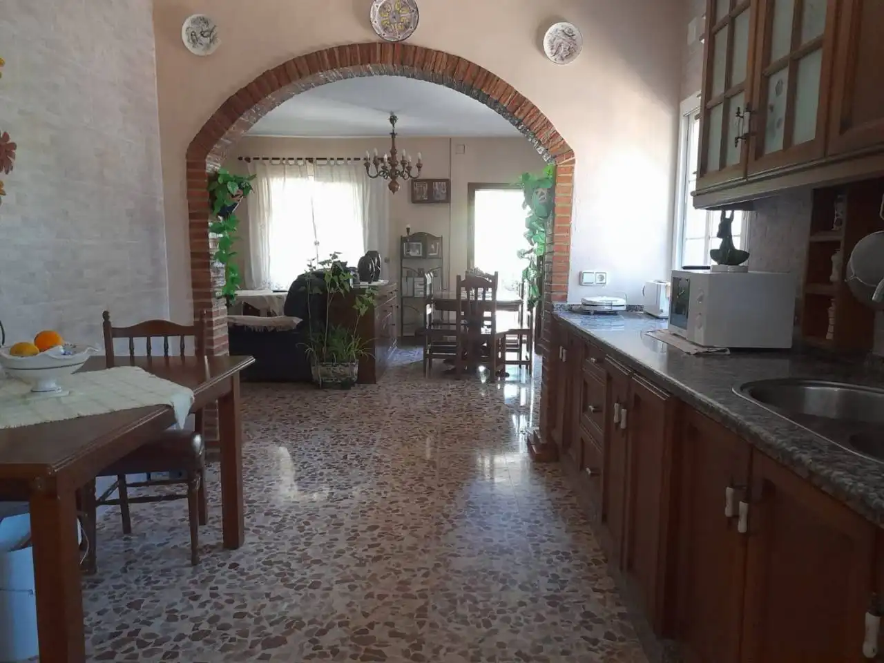 Cocina de Casa o chalet en venta en Carmona con Jardín privado, Terraza y Piscina