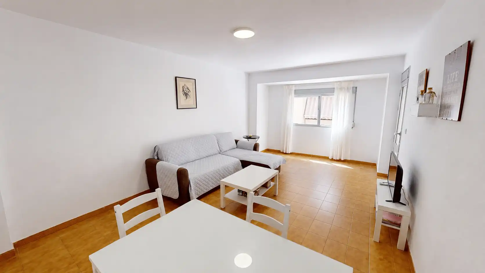 Living room of Flat for sale in Sant Joan d'Alacant  with Air Conditioner and Balcony