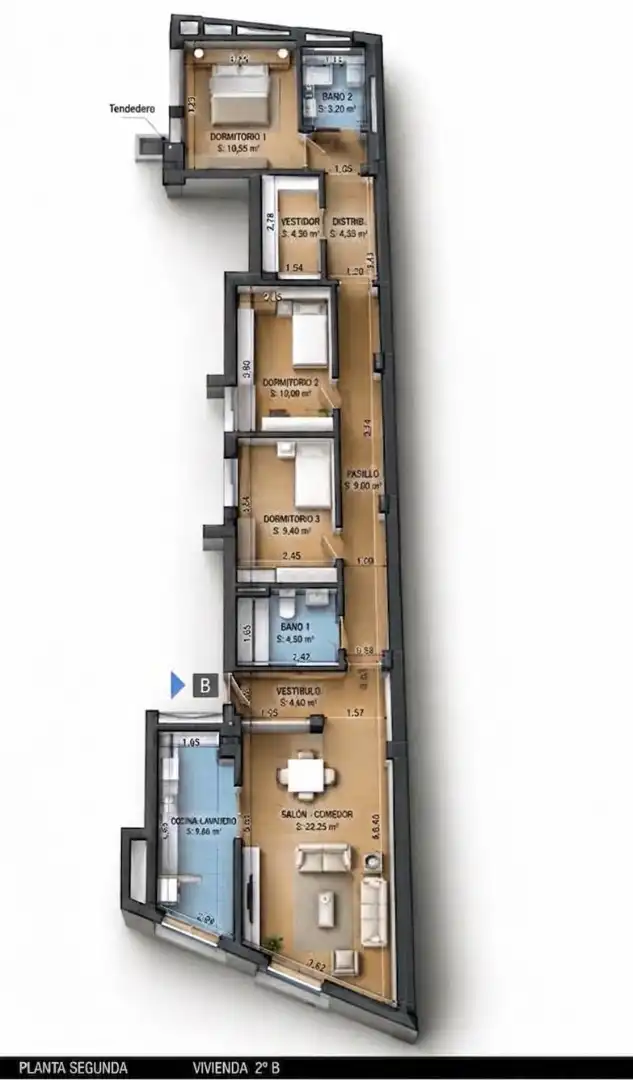 Wohnung mit Terrasse zum Verkauf in Calle Federico de Mendizábal, imagen 21