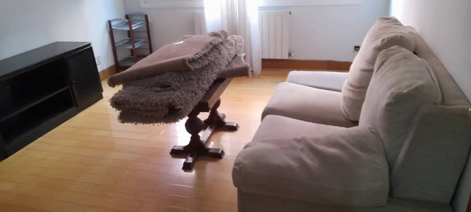 Sala de estar de Piso en venta en Santurtzi  con Amueblado, Horno y Lavadora