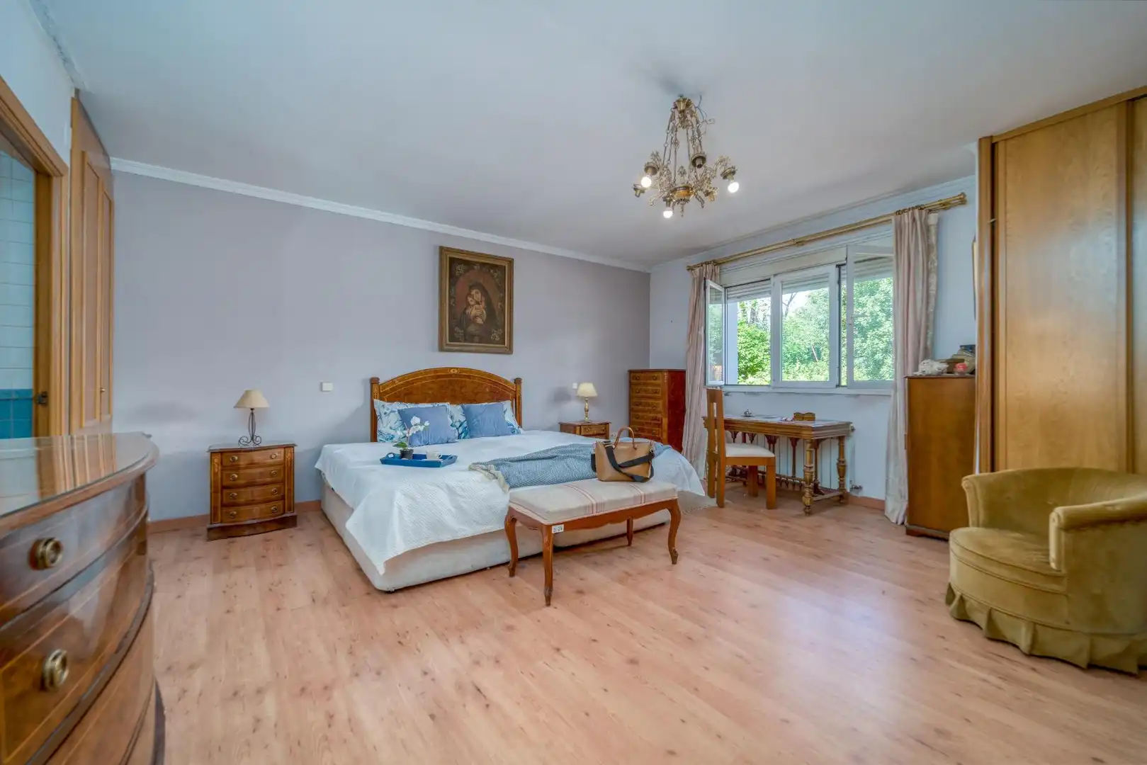 Dormitori de Casa o xalet en venda en Villanueva de la Cañada amb Calefacció, Jardí privat i Terrassa