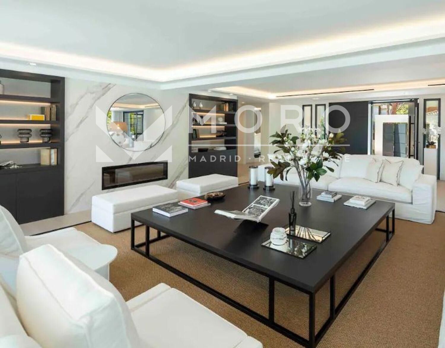 Sala d'estar de Dúplex en venda en  Madrid Capital amb Aire condicionat, Calefacció i Terrassa