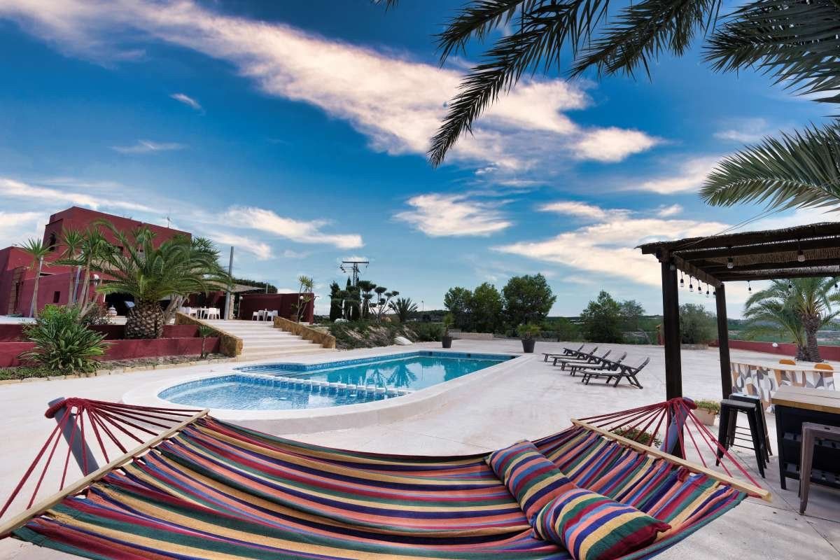 Swimming pool of Country house for sale in Orihuela  with Furnished