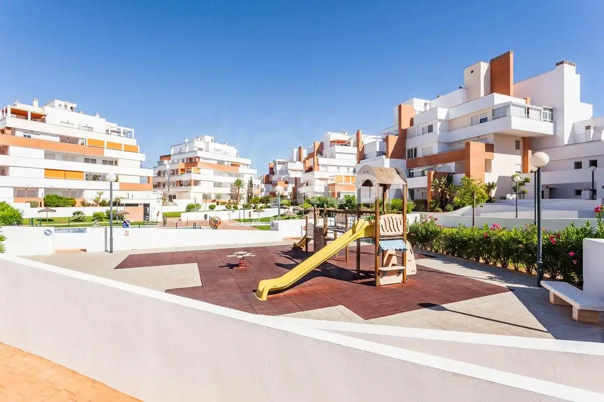 Exterior view of Apartments for sale in Roquetas de Mar  with Air Conditioner, Private garden and Terrace