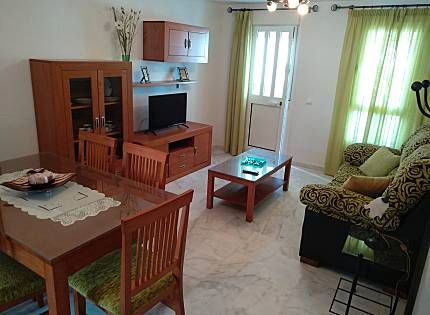 Living room of Flat to rent in Conil de la Frontera  with Air Conditioner, Terrace and Furnished