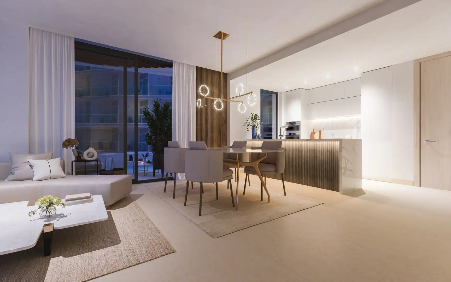 Sala d'estar de Apartament en venda en Benalmádena amb Aire condicionat, Calefacció i Terrassa