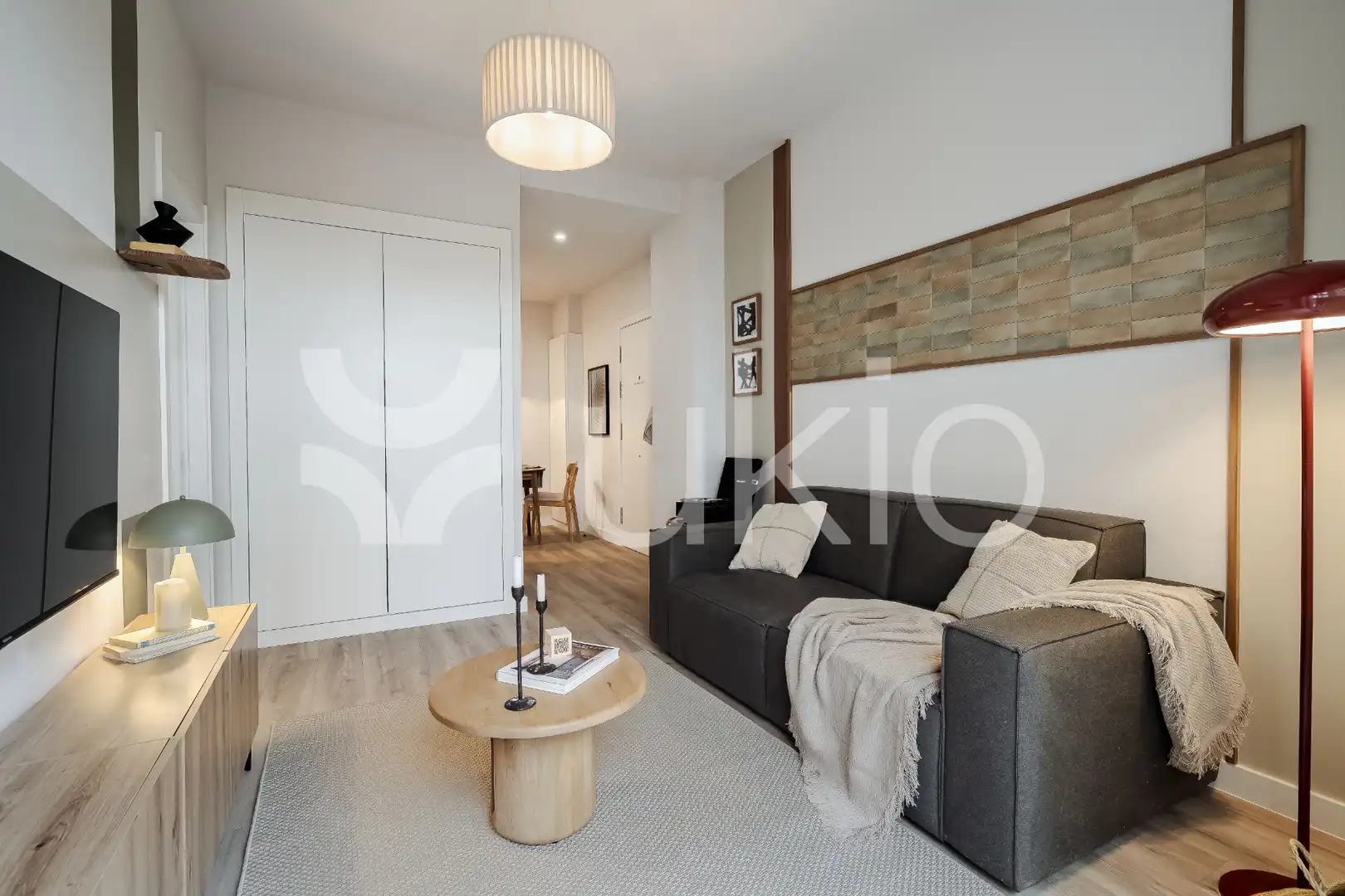 Wohnzimmer von Wohnungen zur Miete in Madrid mit Heizung, Terrasse und Möbliert