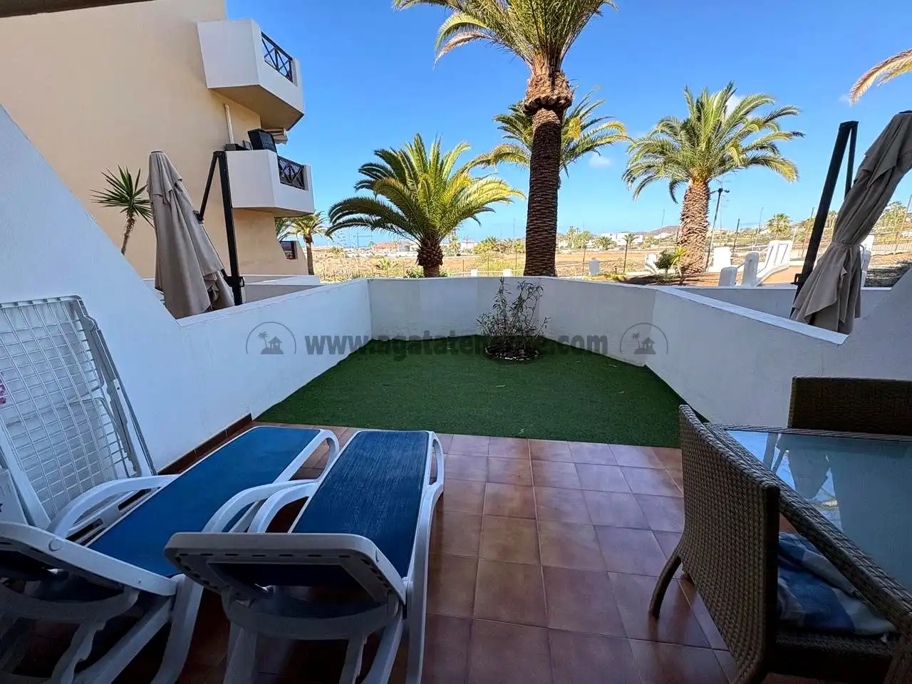 Terrasse von Erdgeschoss zum Verkauf in San Miguel de Abona mit Klimaanlage, Terrasse und Schwimmbad