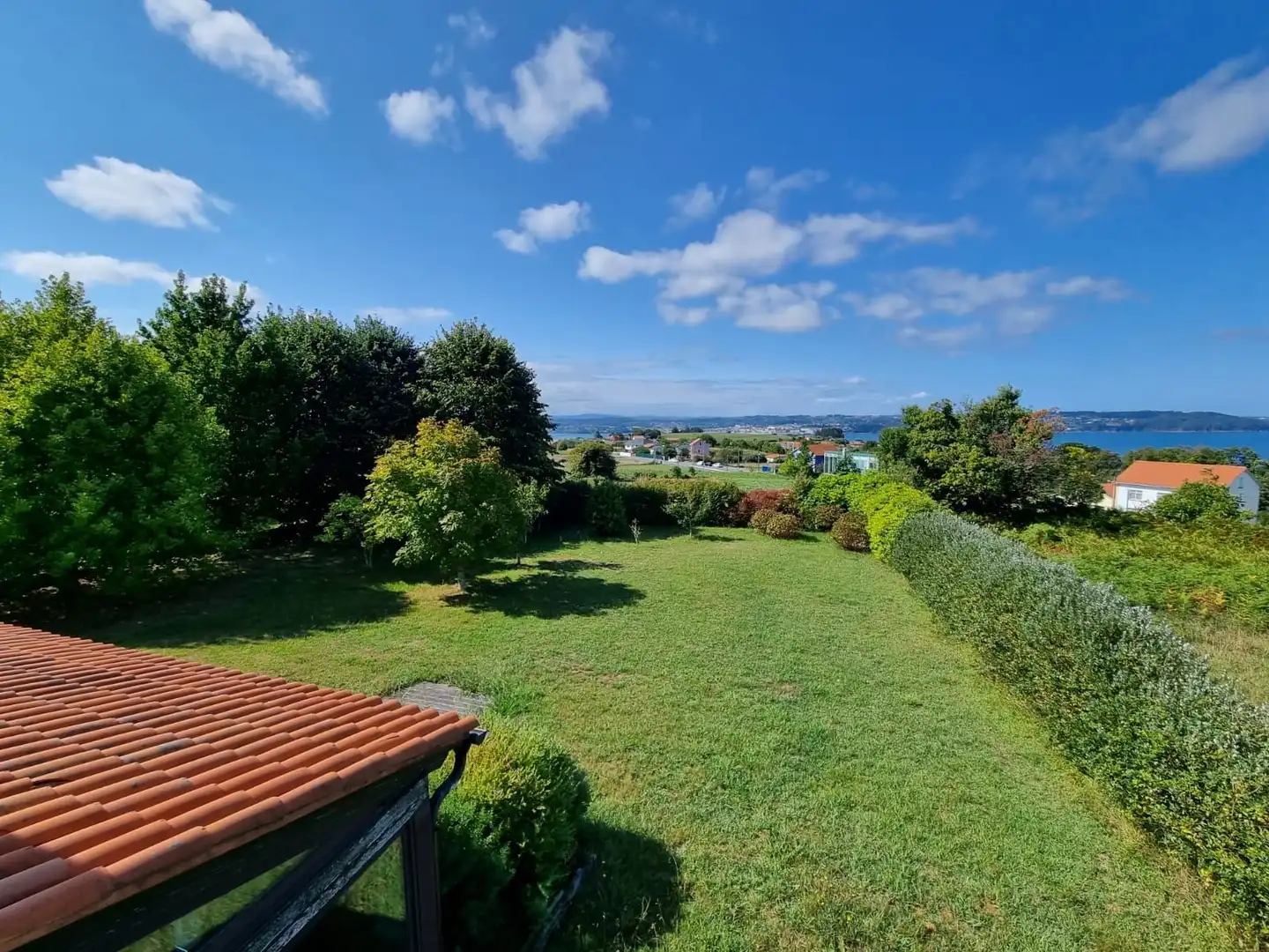 Garden of Houses for sale in Miño  with Heating, Parquet flooring and Storage room