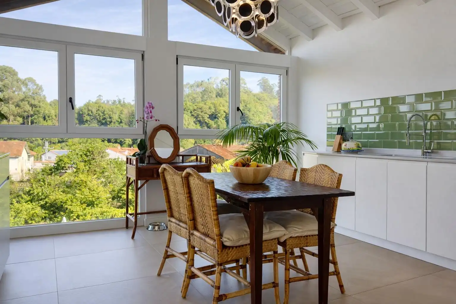 Comedor de Dúplex en venta en Alfoz de Lloredo con Calefacción, Jardín privado y Balcón