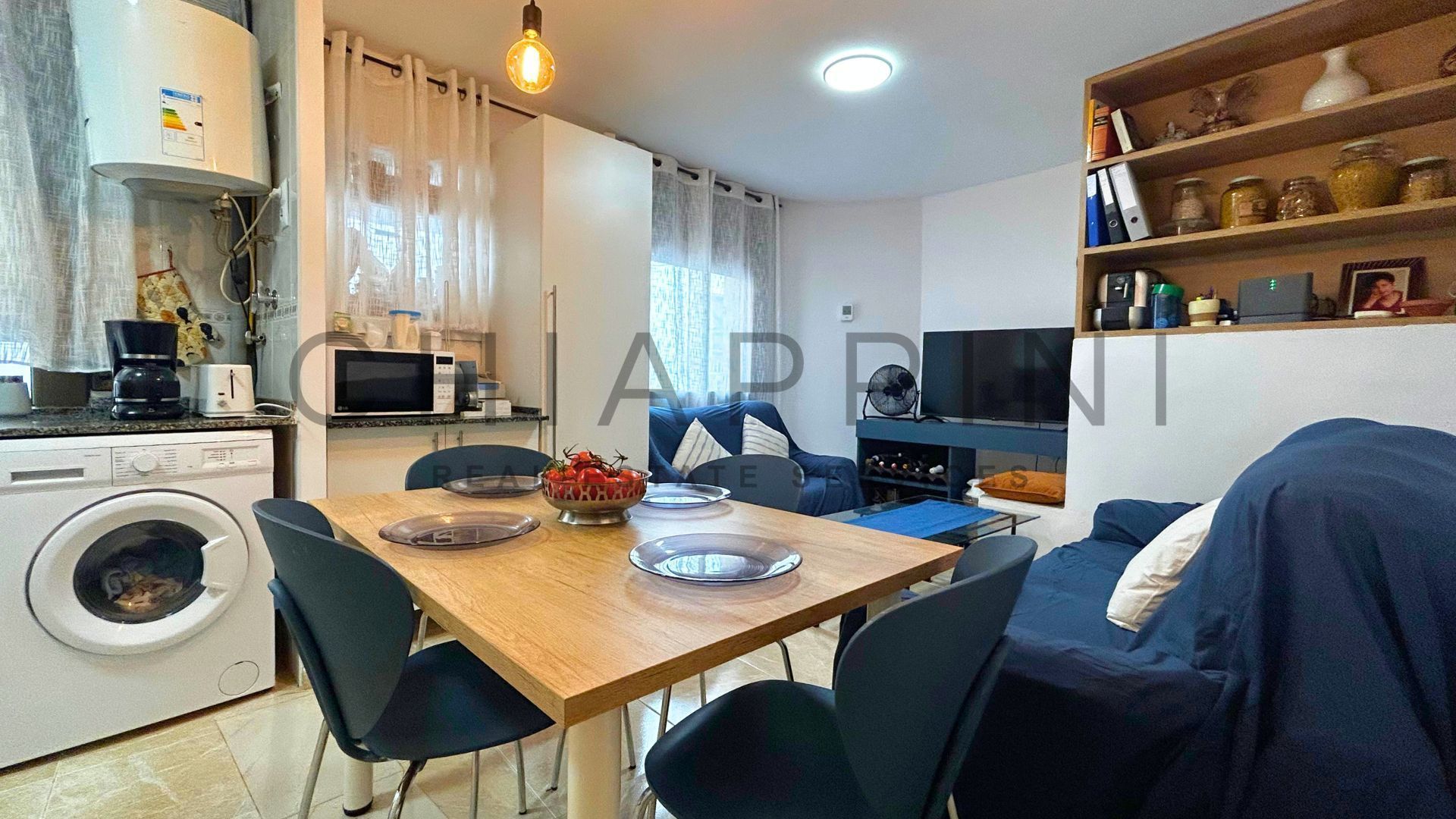 Sala d'estar de Apartament de lloguer en Lloret de Mar amb Moblat
