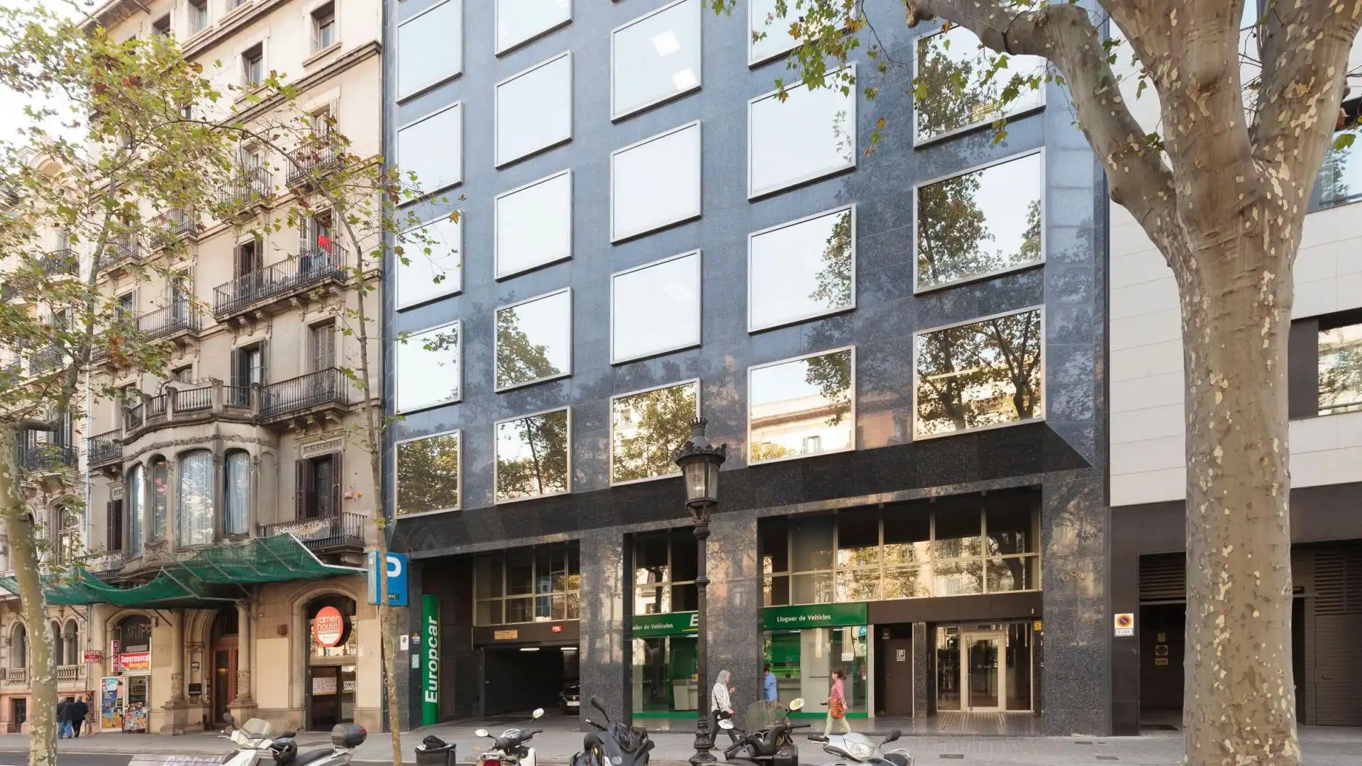 Vista exterior de Oficina de alquiler en Barcelona con Aire acondicionado y Terraza