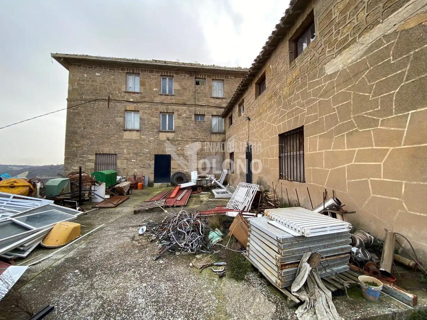 Vista exterior de Casa o chalet en venta en San Asensio con Jardín privado, Terraza y Piscina