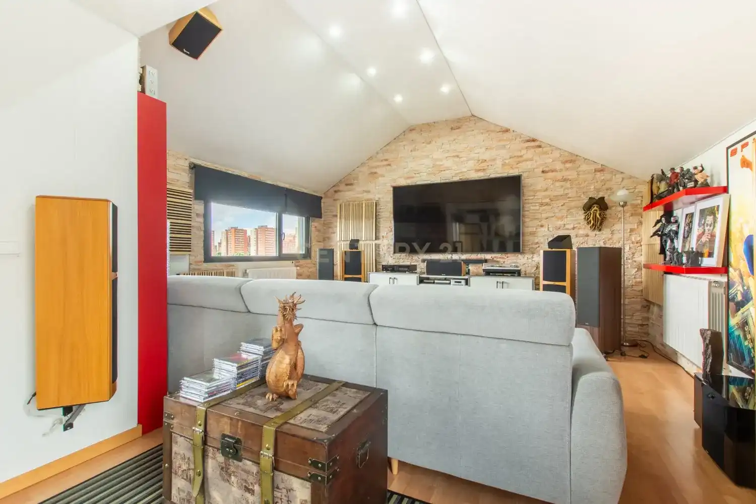 Living room of Detached homes for sale in Parla  with Air Conditioner, Storage room and Swimming Pool