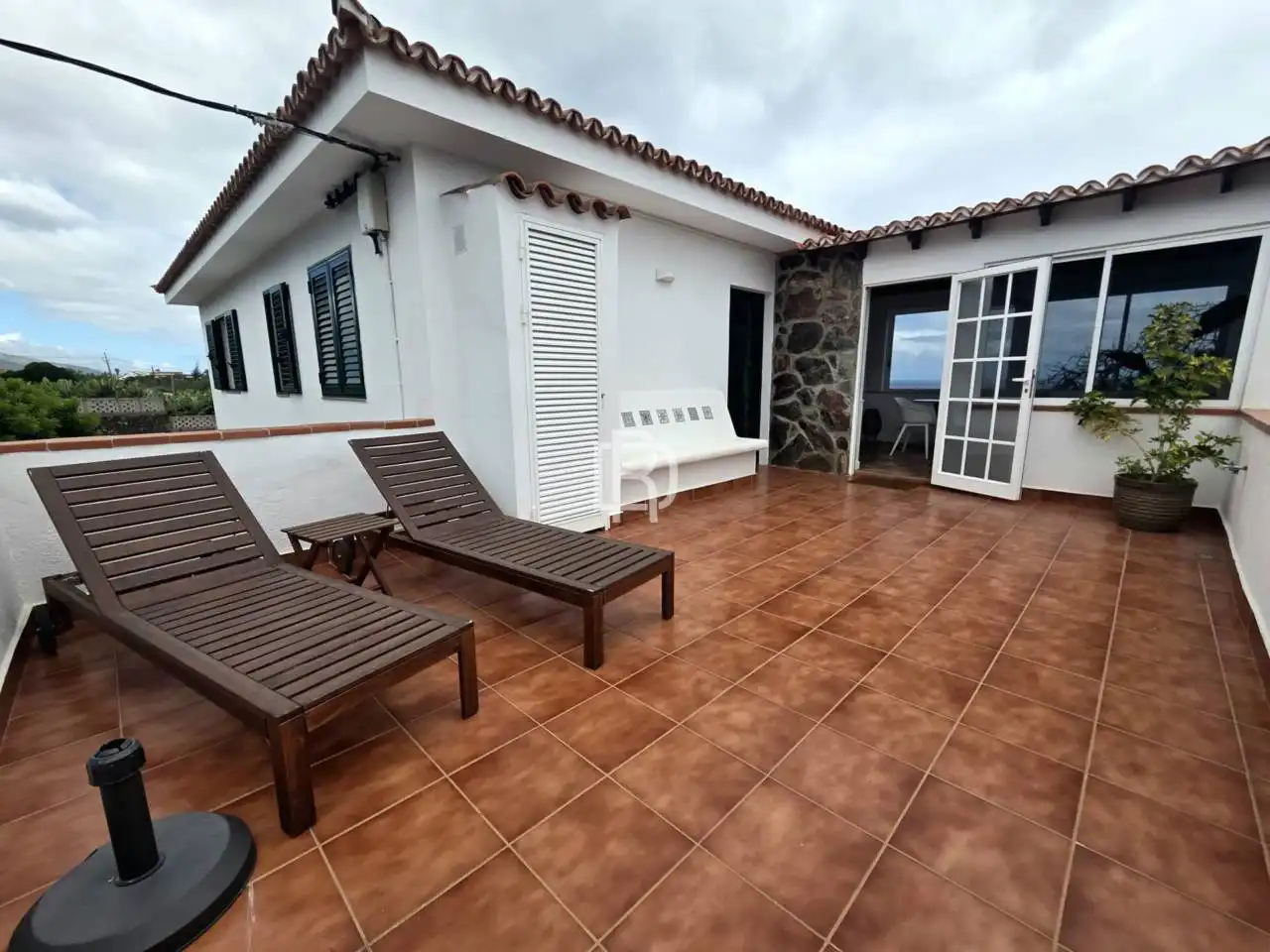 Terrasse von Wohnung zur Miete in Puerto de la Cruz mit Privatgarten, Terrasse und Möbliert