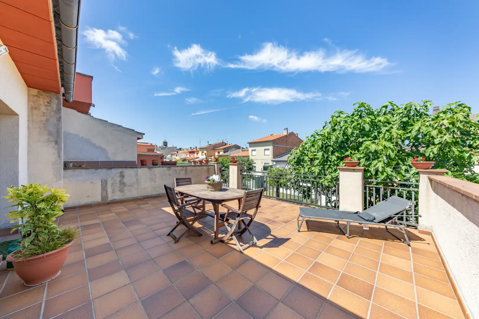 Terrassa de Casa adosada en venda en Santa Eugènia de Berga amb Calefacció, Jardí privat i Terrassa