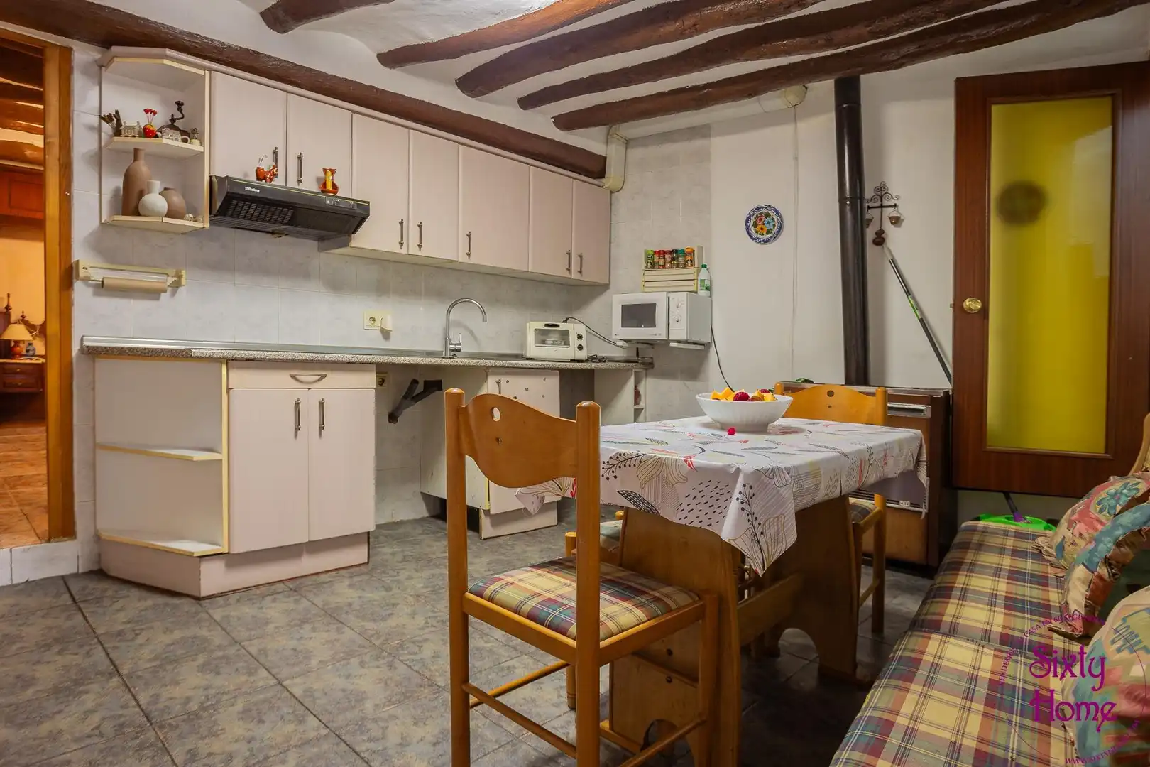 Kitchen of Houses for sale in Andorra (Teruel)  with Storage room, Furnished and Balcony