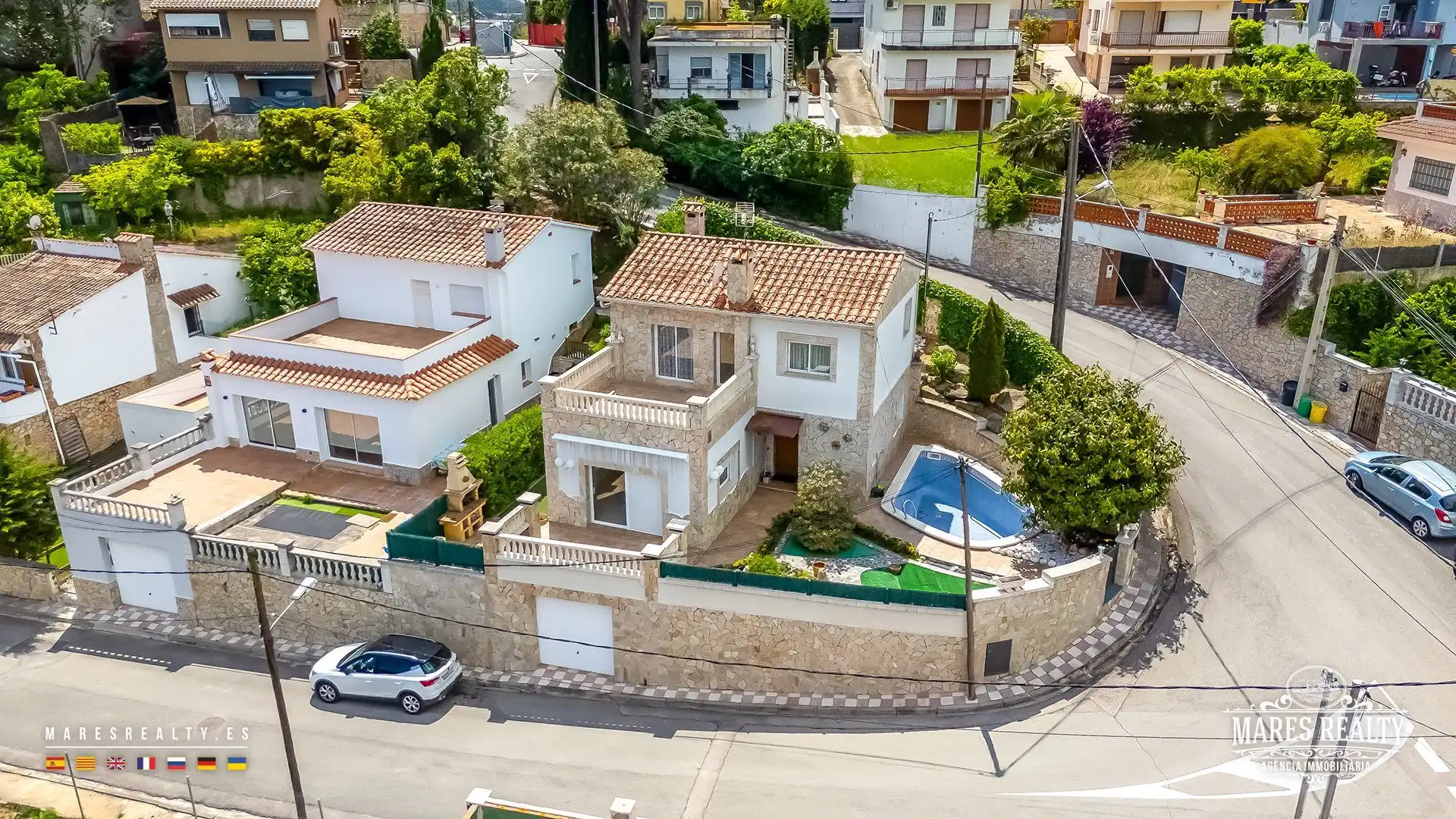 Exterior view of Houses for sale in Lloret de Mar  with Air Conditioner, Heating and Private garden