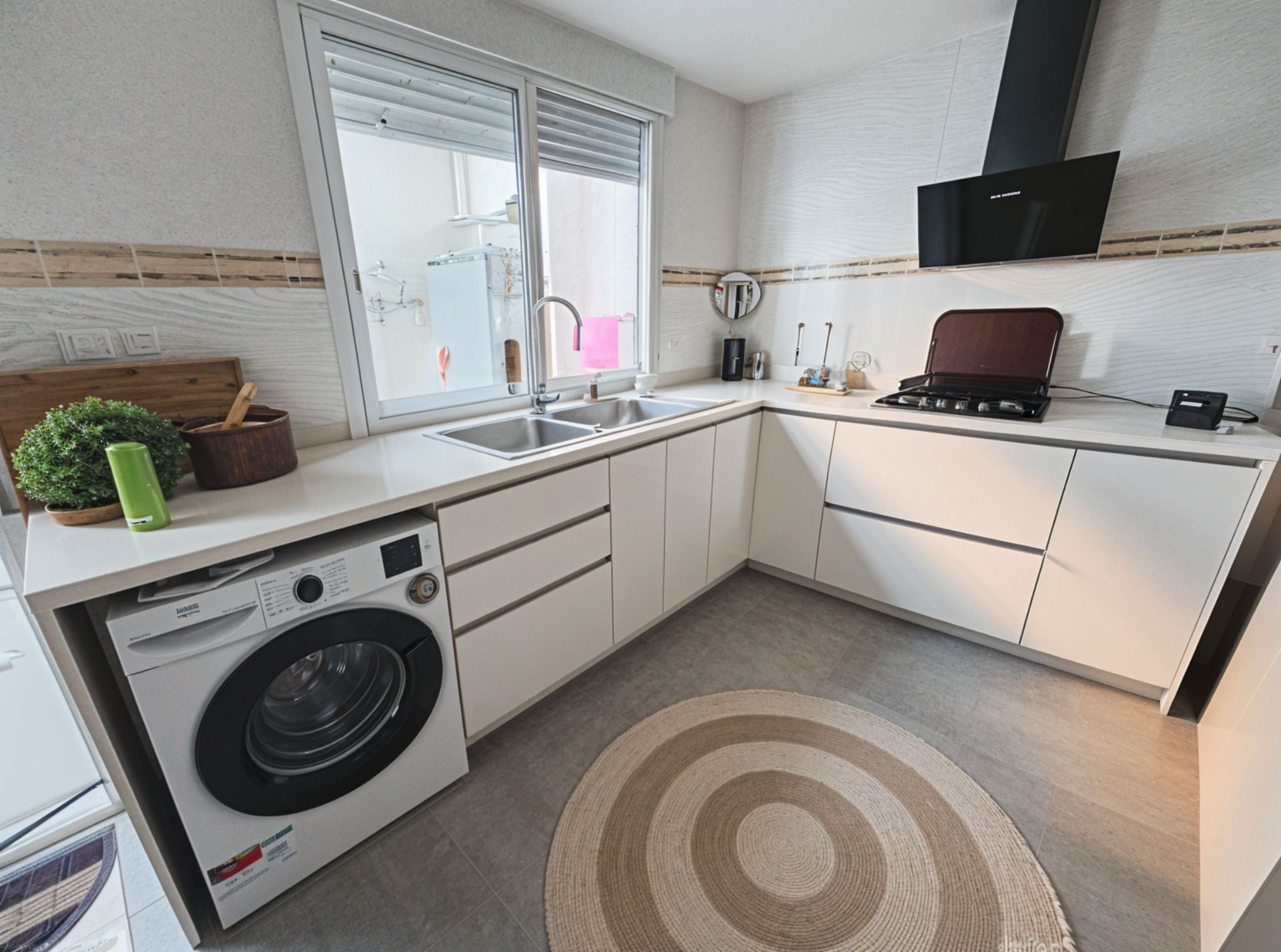 Kitchen of Flat for sale in Alginet  with Air Conditioner, Heating and Furnished