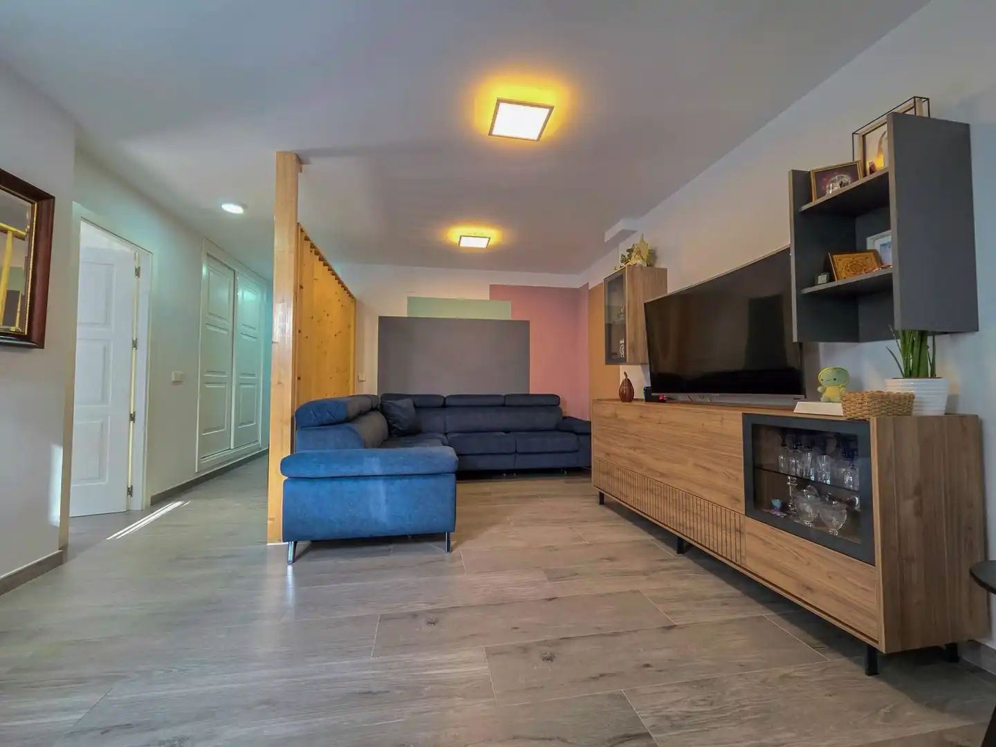 Wohnzimmer von Haus oder Chalet zum Verkauf in Torrent mit Klimaanlage, Privatgarten und Abstellraum