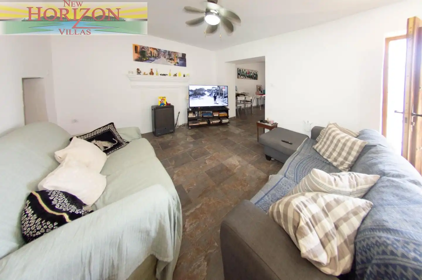 Sala de estar de Casa adosada en venta en Arboleas con Jardín privado y Terraza