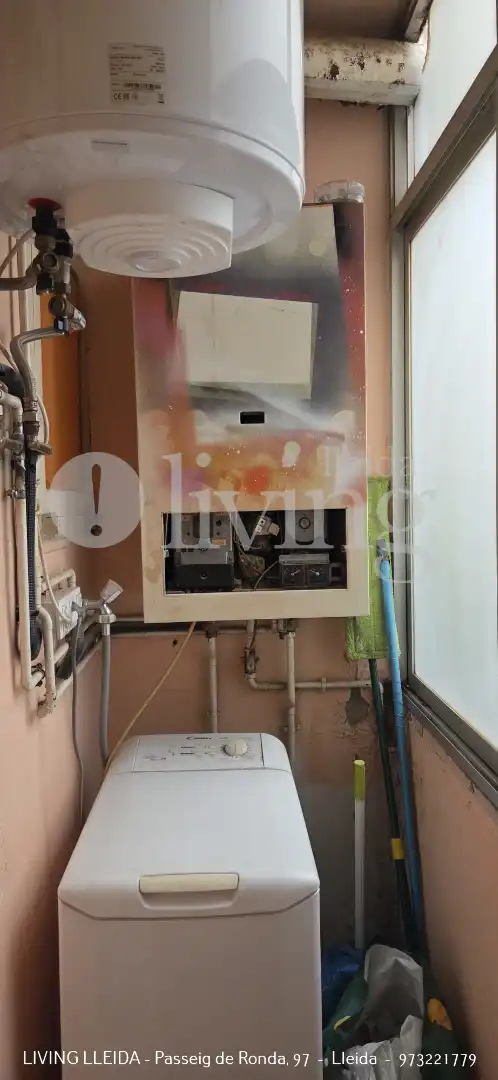 Sala de estar de Piso en venta en Lleida con Aire acondicionado, Trastero y Amueblado