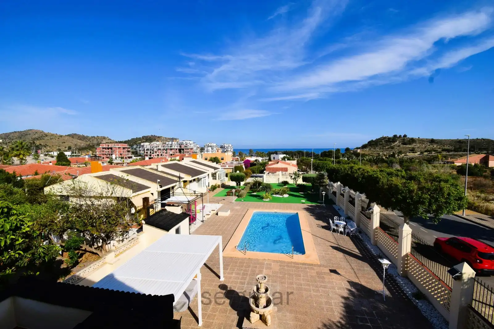 Exterior view of Houses for sale in Villajoyosa / La Vila Joiosa  with Air Conditioner, Heating and Private garden