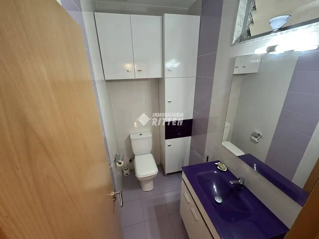 Badezimmer von Einfamilien-Reihenhaus zum Verkauf in Cartagena mit Klimaanlage, Privatgarten und Terrasse