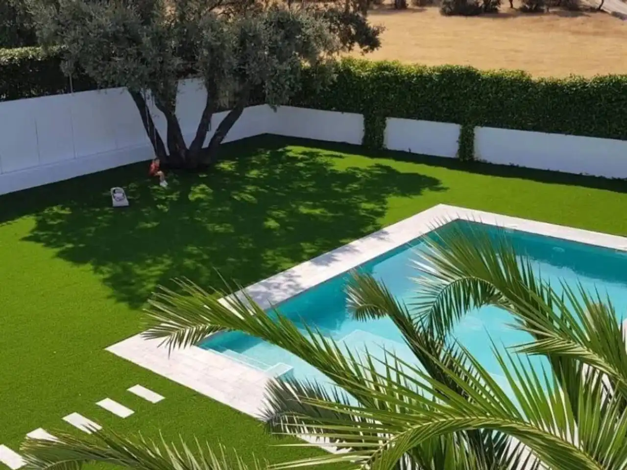 Schwimmbecken von Haus oder Chalet zum Verkauf in Plasencia mit Klimaanlage und Terrasse