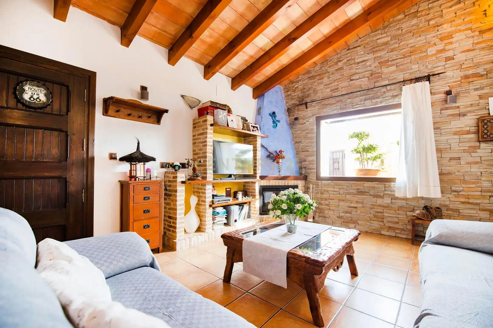 Sala de estar de Casa o chalet de alquiler en Benissa con Aire acondicionado, Jardín privado y Trastero