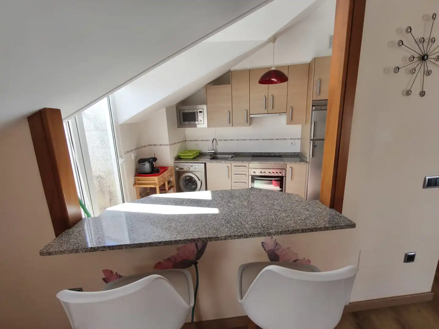 Cocina de Ático en venta en A Illa de Arousa  con Trastero y Amueblado