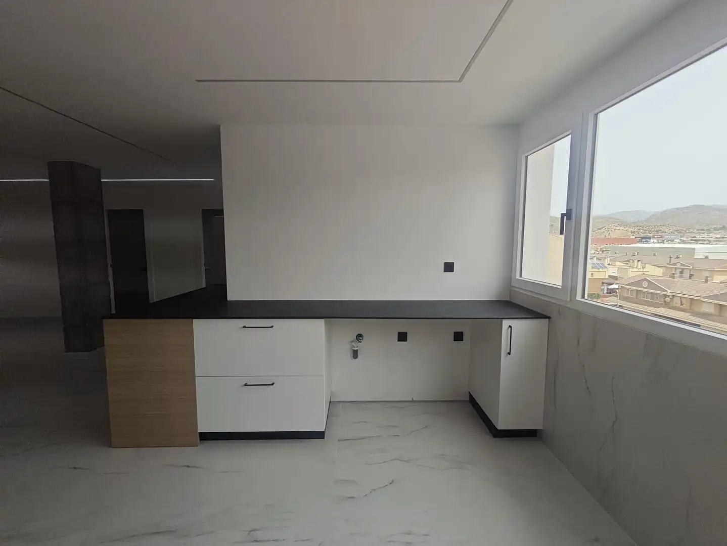 Kitchen of Flat for sale in Petrer  with Terrace and Balcony