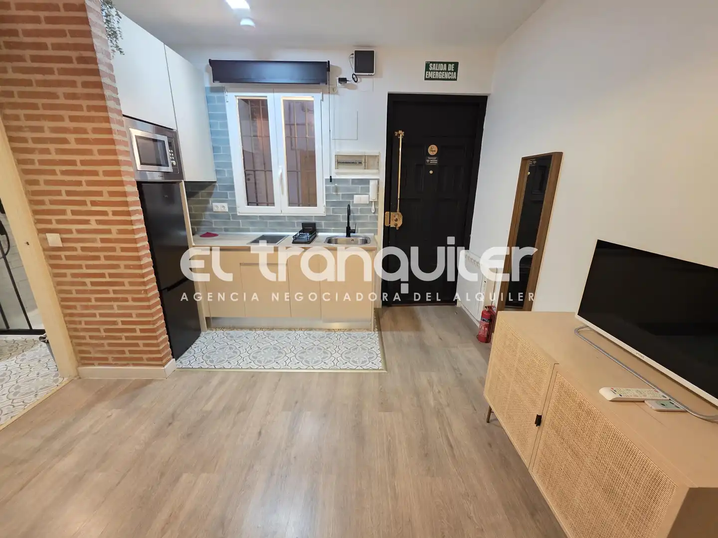 Cocina de Estudio de alquiler en Madrid con Amueblado, Lavadora y Se aceptan mascotas