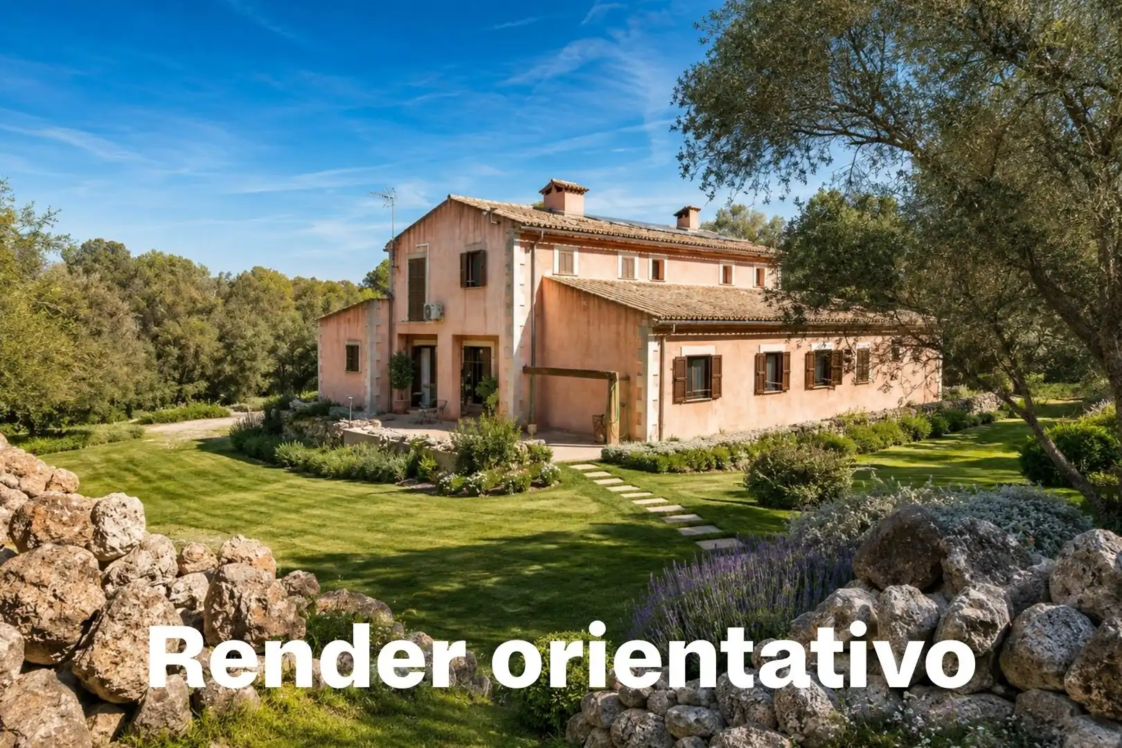 Jardín de Finca rústica en venta en Sencelles con Calefacción, Jardín privado y Terraza