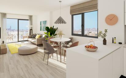 Sala d'estar de Apartament en venda en Málaga Capital amb Terrassa i Piscina