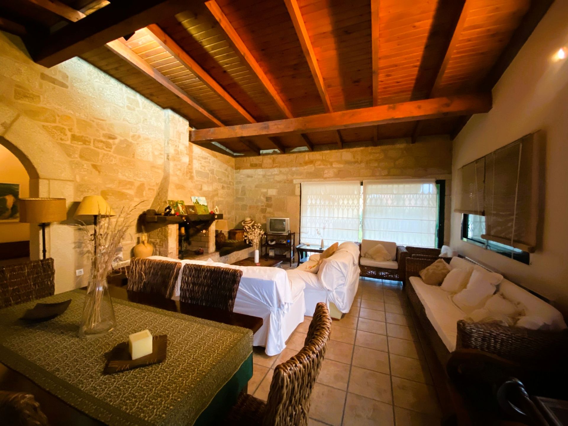 Sala d'estar de Casa o xalet en venda en Ribeira amb Jardí privat i Moblat