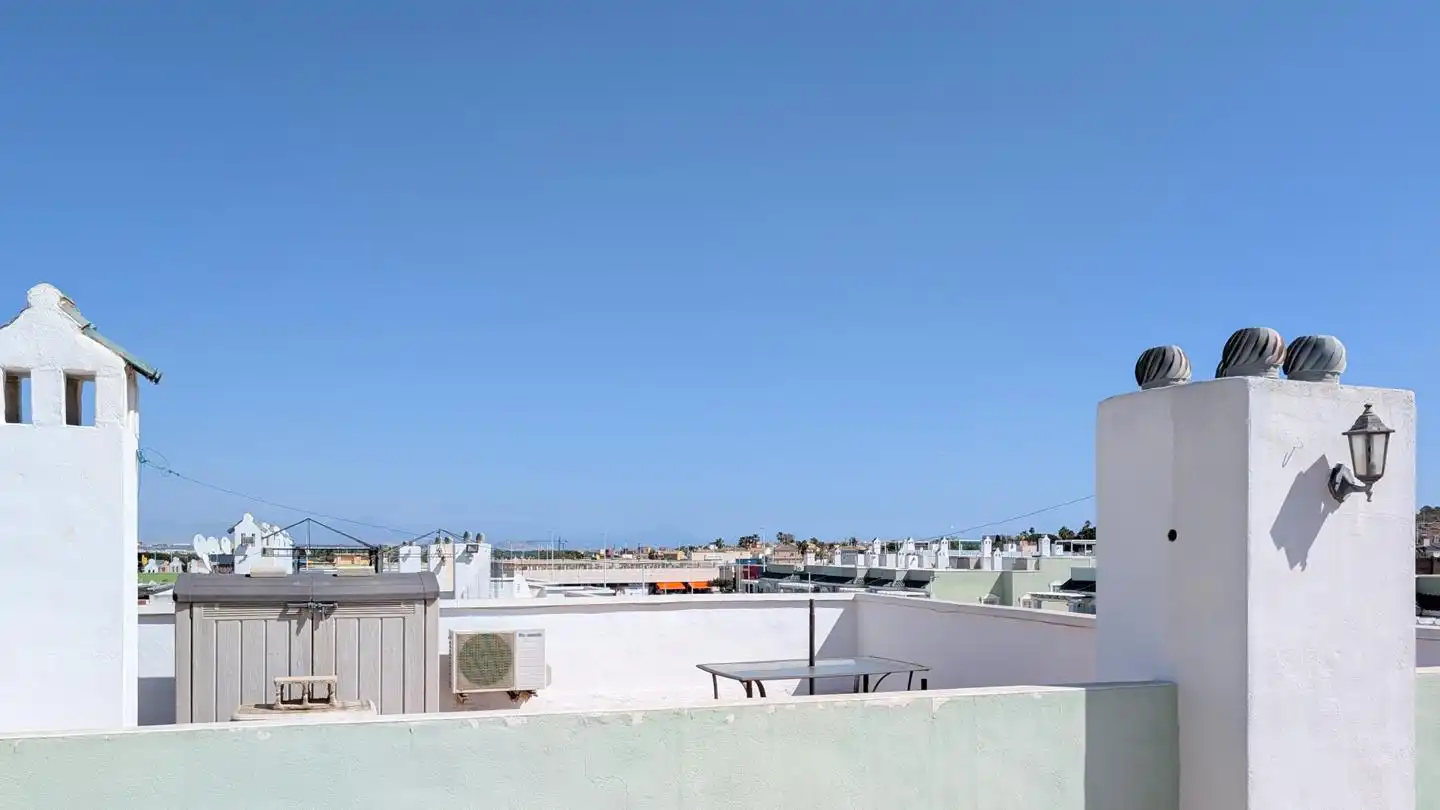 Terraza de Casa adosada en venta en Santa Pola con Aire acondicionado, Jardín privado y Terraza