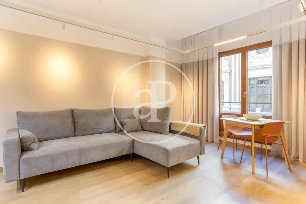 Living room of Flat for rent in Valencia  with Air Conditioner, Heating and Terrace