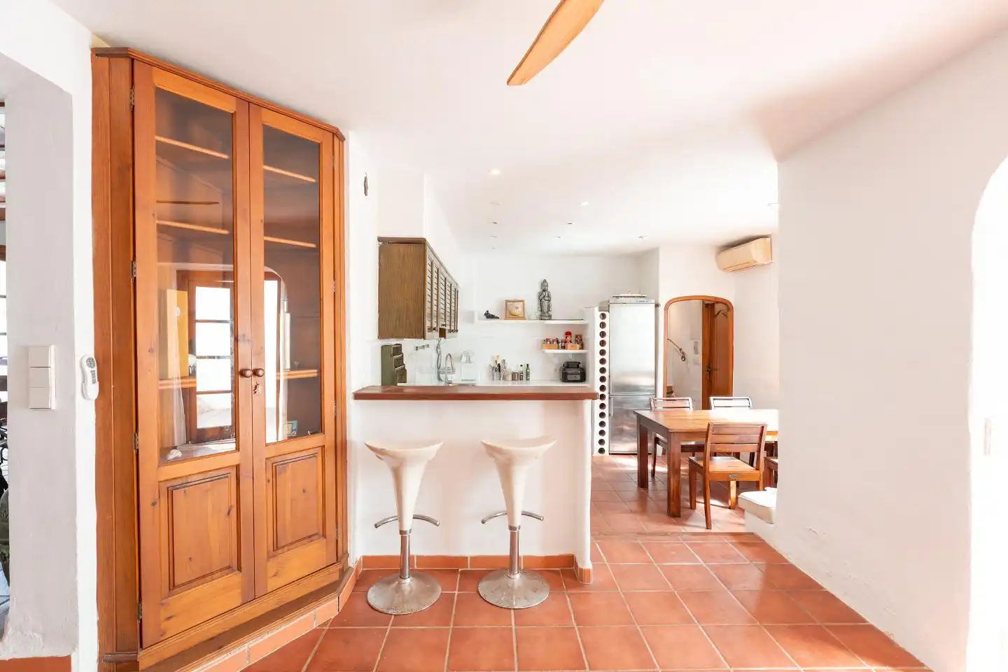 Cuina de Casa o xalet en venda en Santa Eulària des Riu amb Aire condicionat i Terrassa